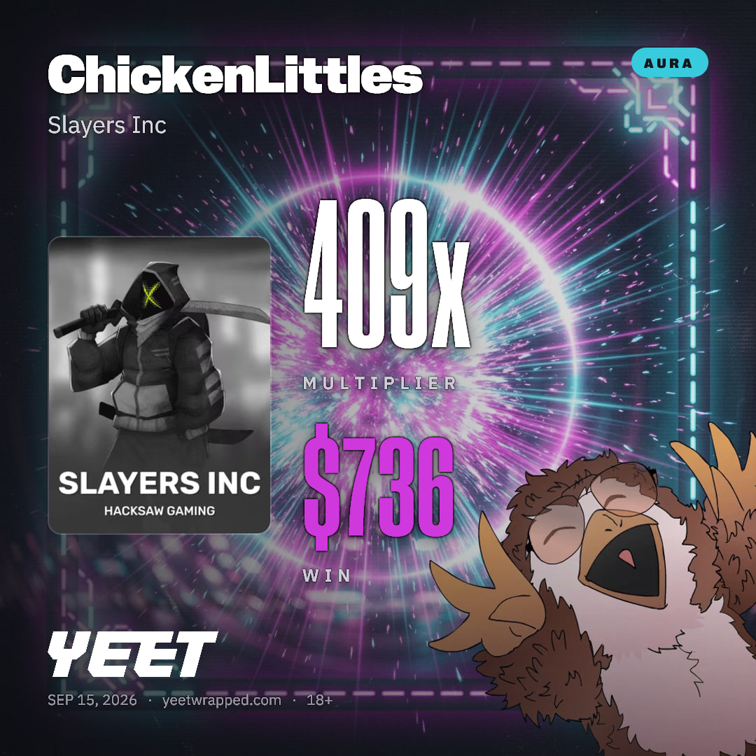 ChickenLittles hit 409.1x on Slayers Inc