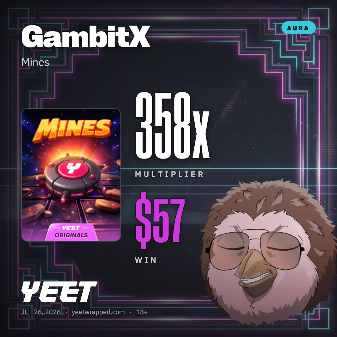 GambitX hit 357.8x on Mines
