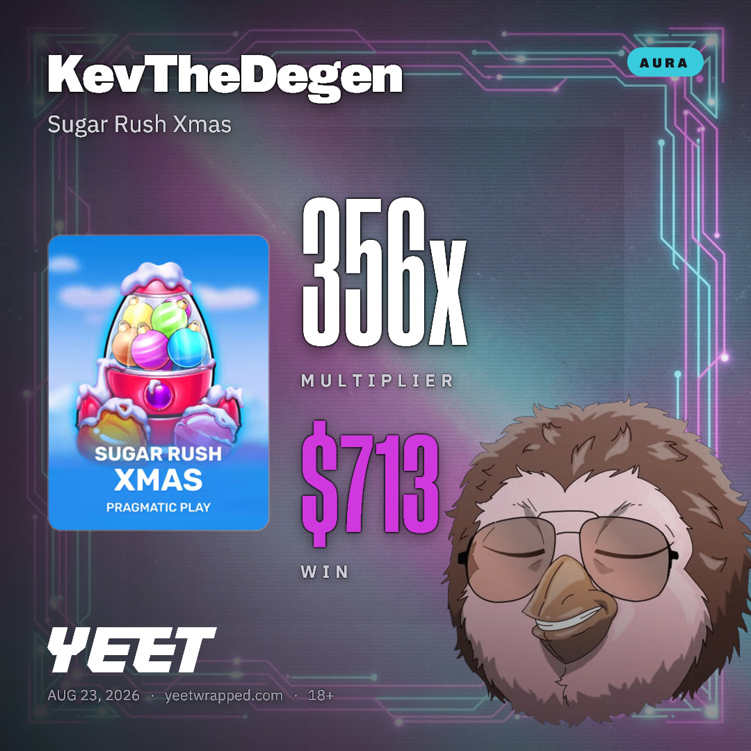 KevTheDegen hit 356.4x on Sugar Rush Xmas