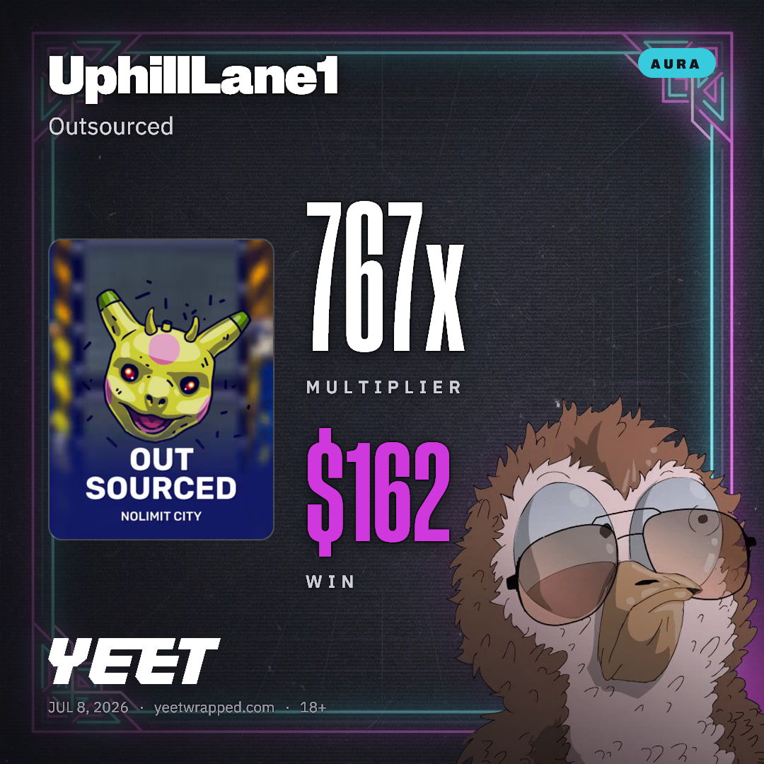 UphillLane1 hit 766.5x on Outsourced