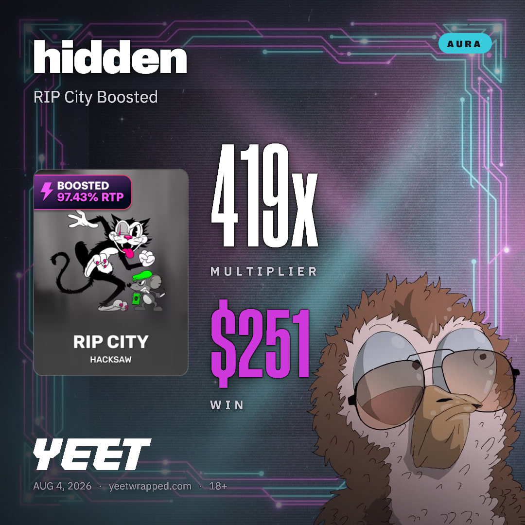 hidden hit 418.5x on RIP City Boosted