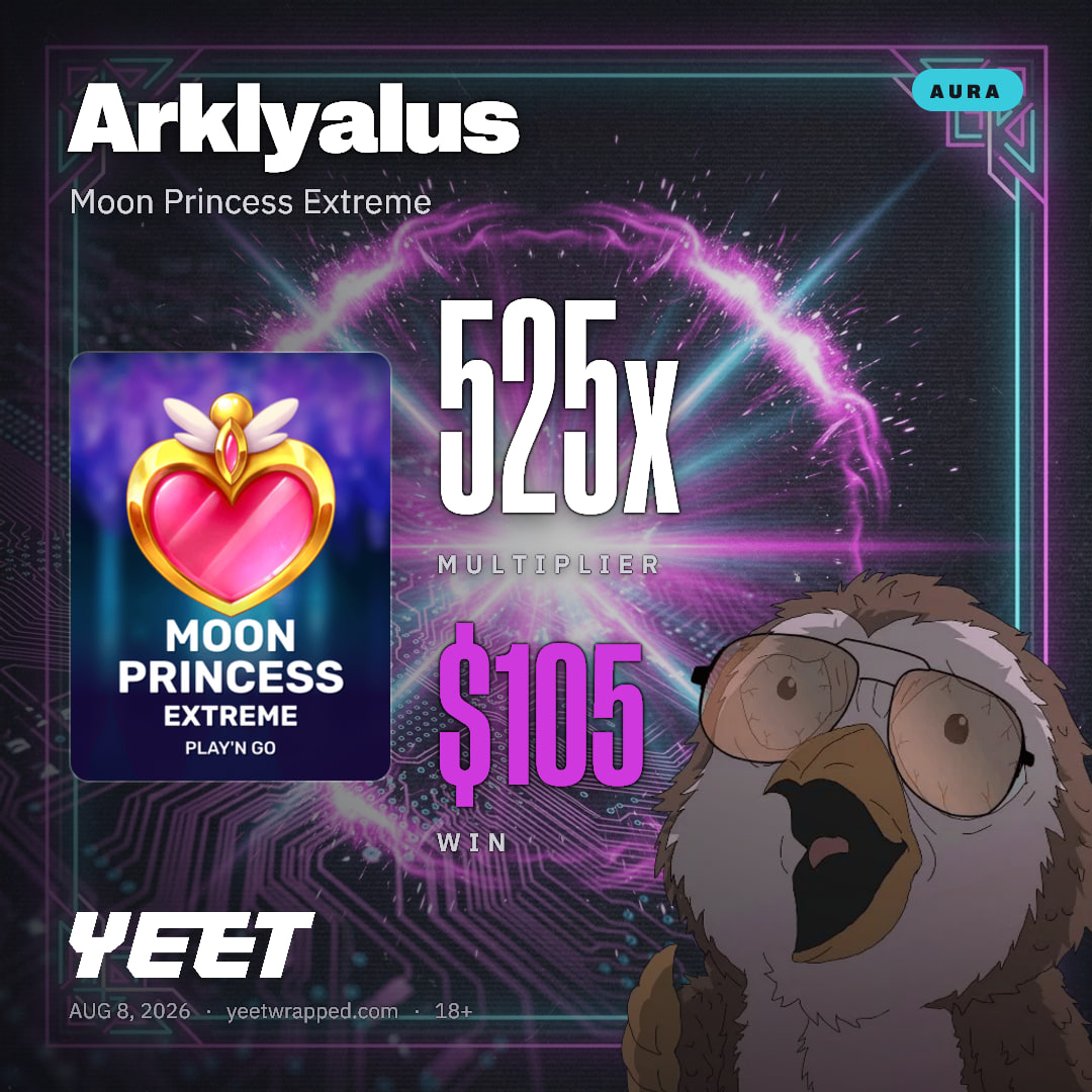 Arklyalus hit 525.4x on Moon Princess Extreme
