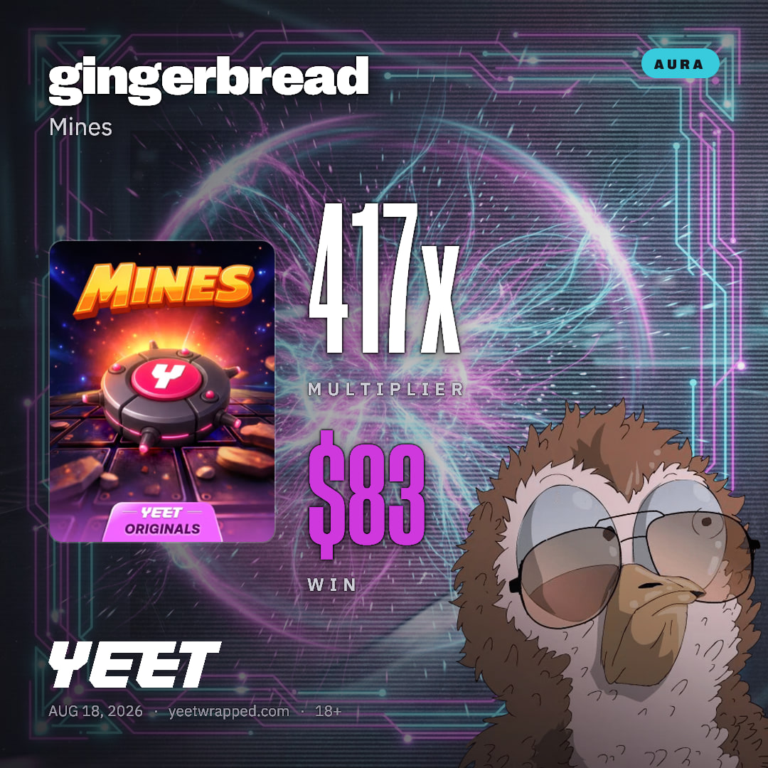 gingerbread hit 417.4x on Mines