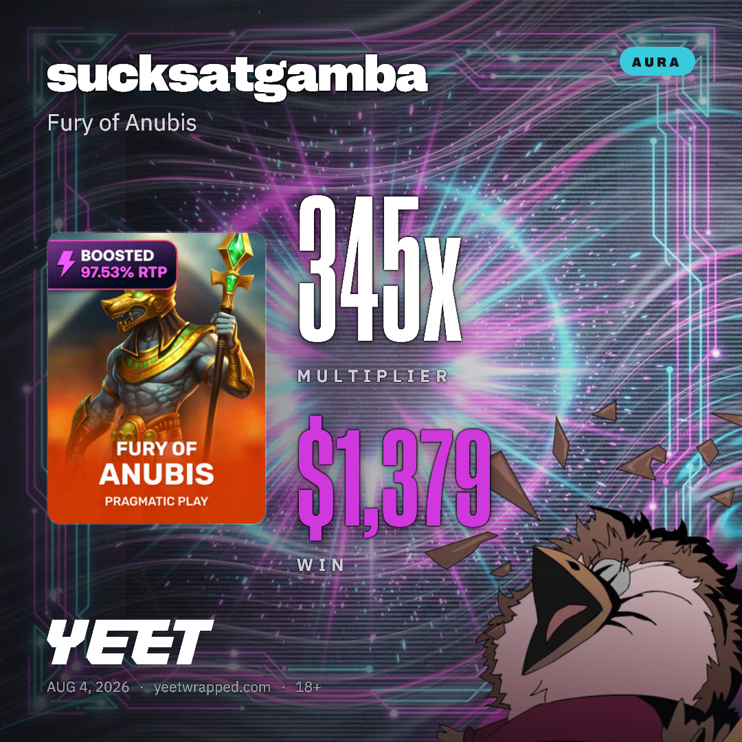 sucksatgamba hit 344.8x on Fury of Anubis