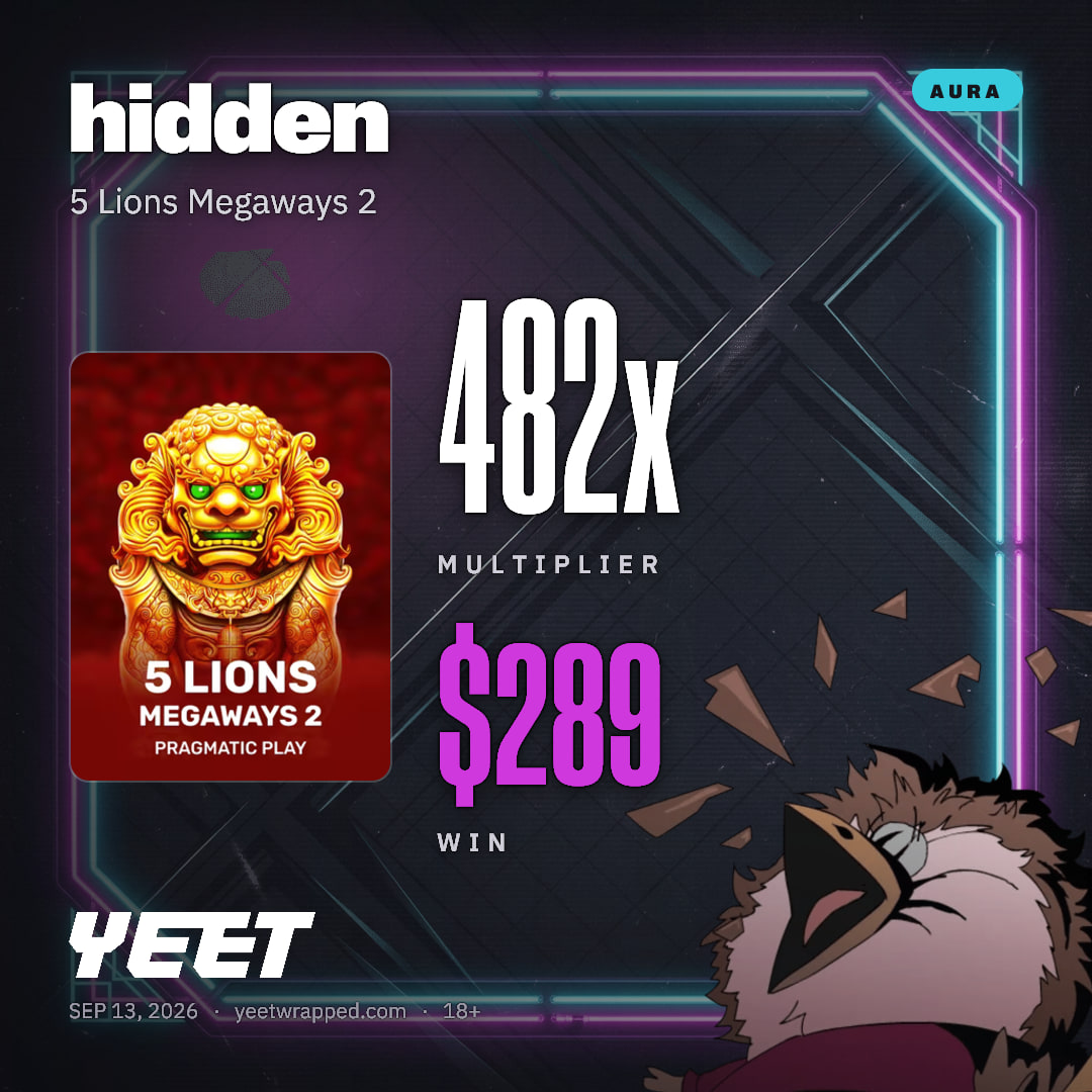hidden hit 482.2x on 5 Lions Megaways 2