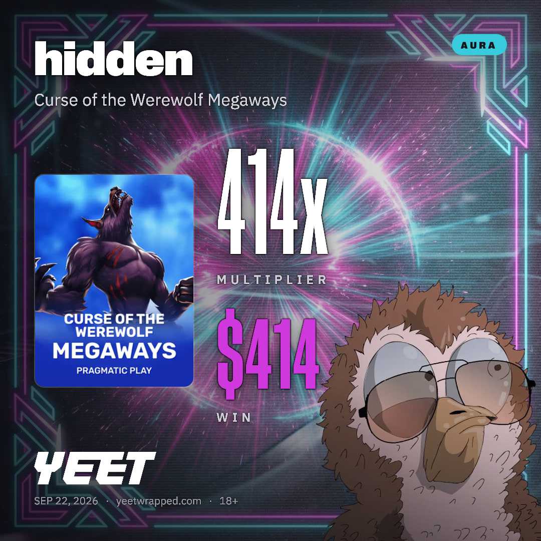 hidden hit 414.4x on Curse of the Werewolf Megaways