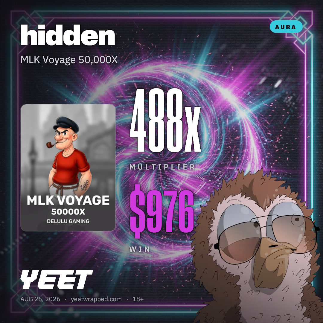 hidden hit 487.9x on MLK Voyage 50,000X
