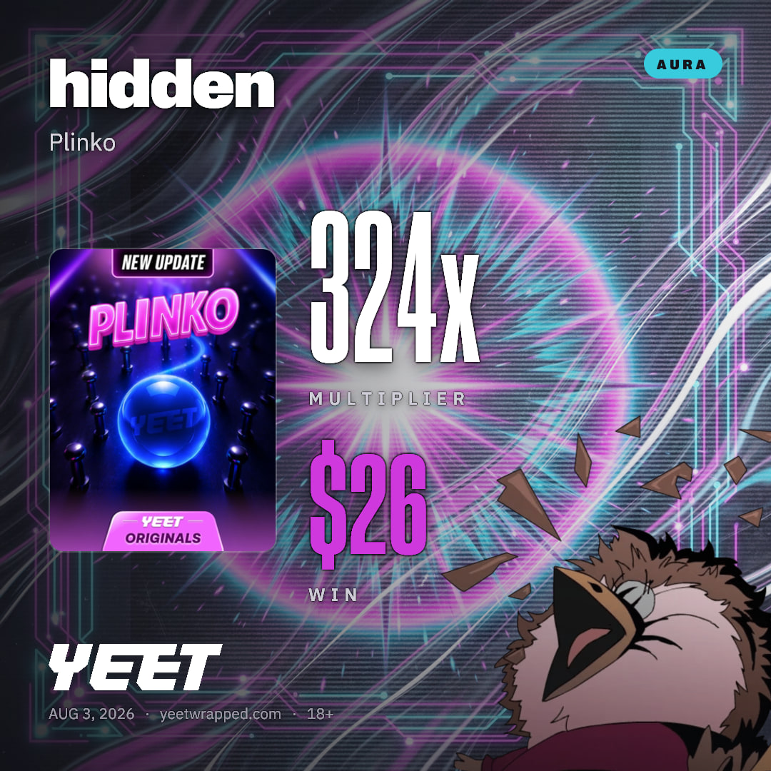 hidden hit 324x on Plinko