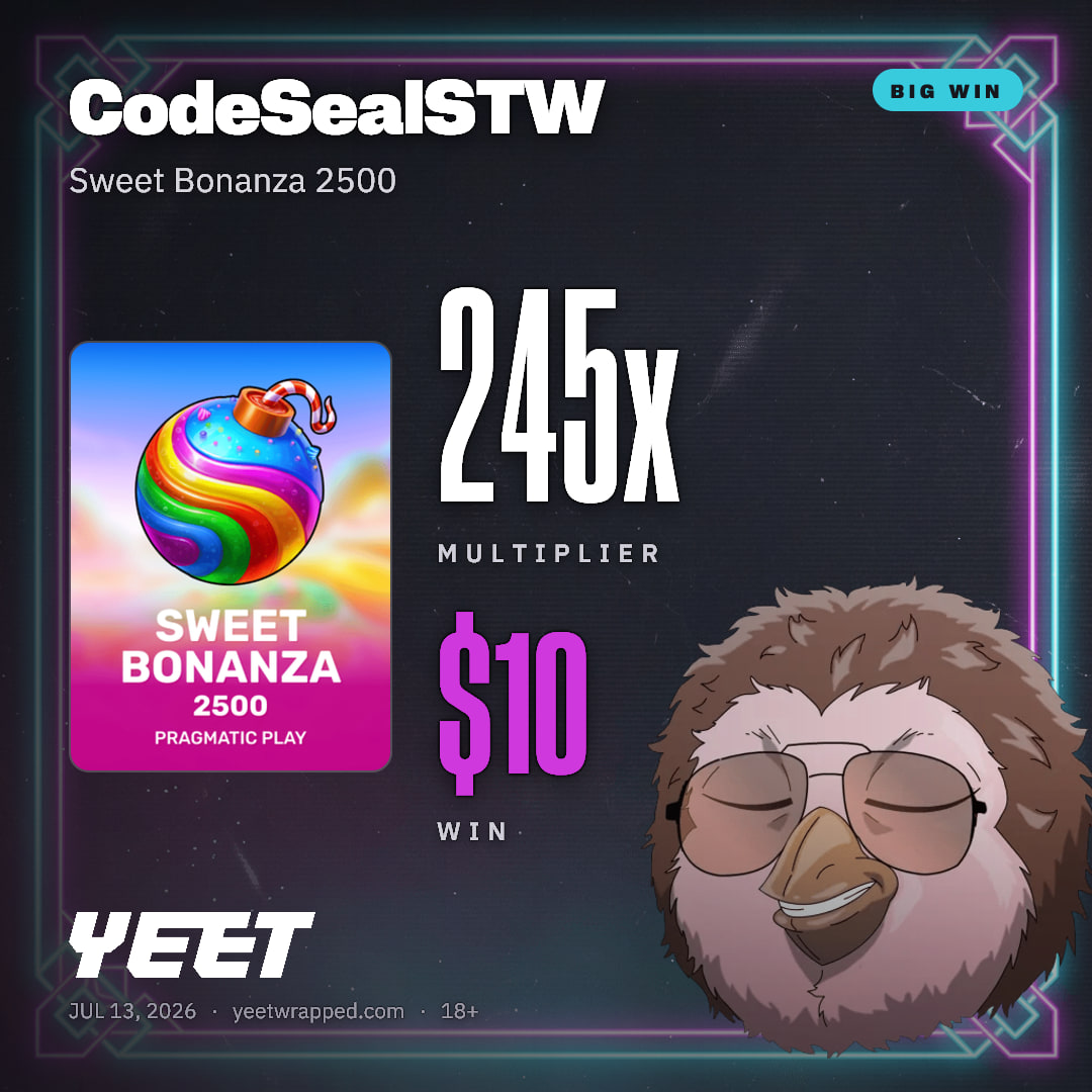 CodeSealSTW hit 245.2x on Sweet Bonanza 2500