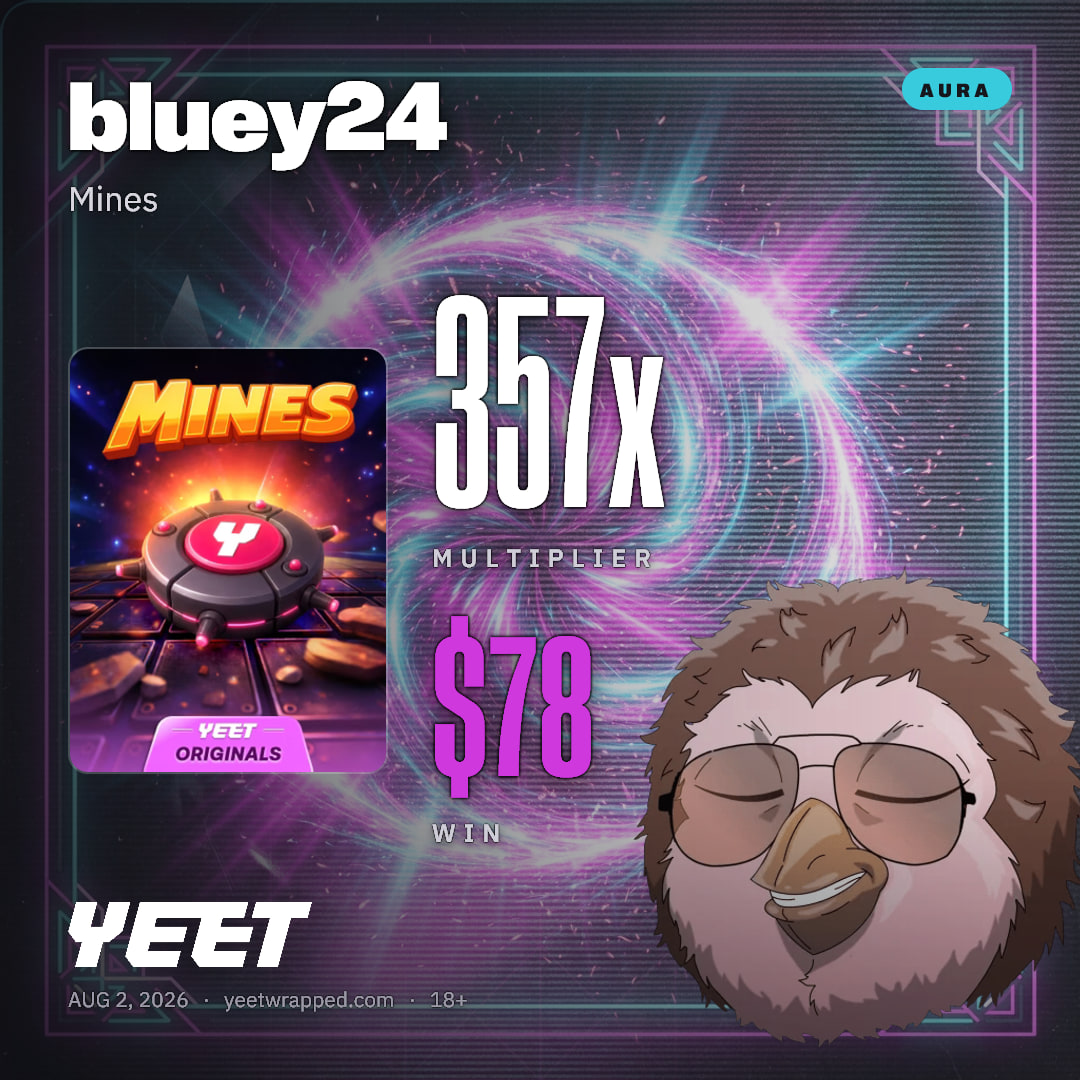 bluey24 hit 356.6x on Mines