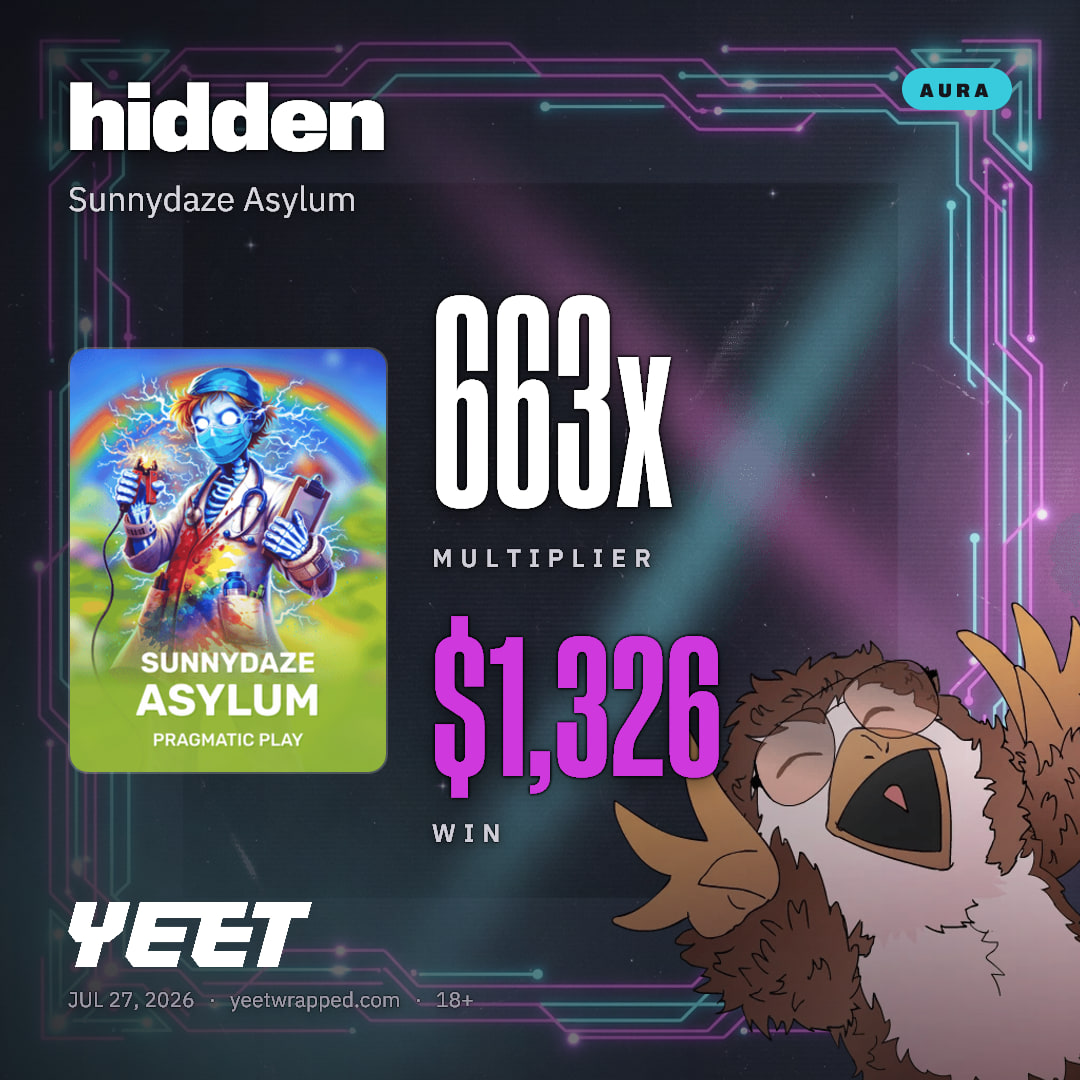 hidden hit 662.9x on Sunnydaze Asylum