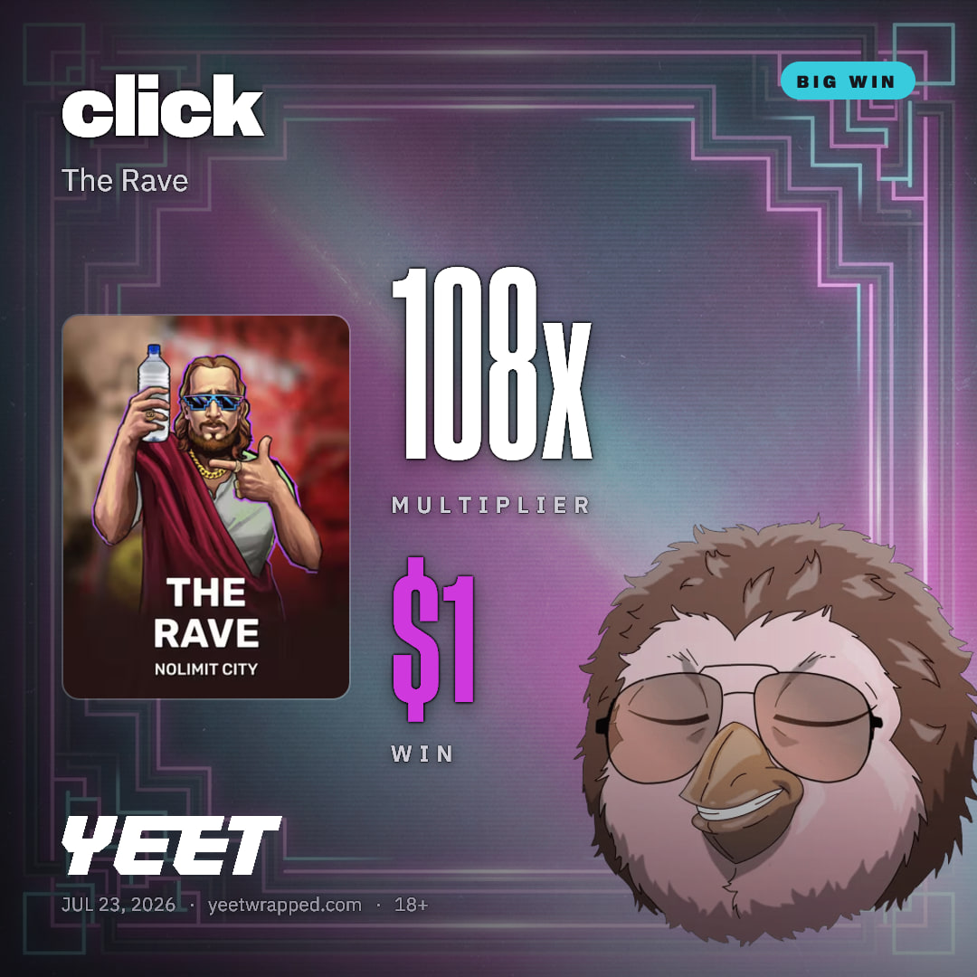 click hit 108x on The Rave