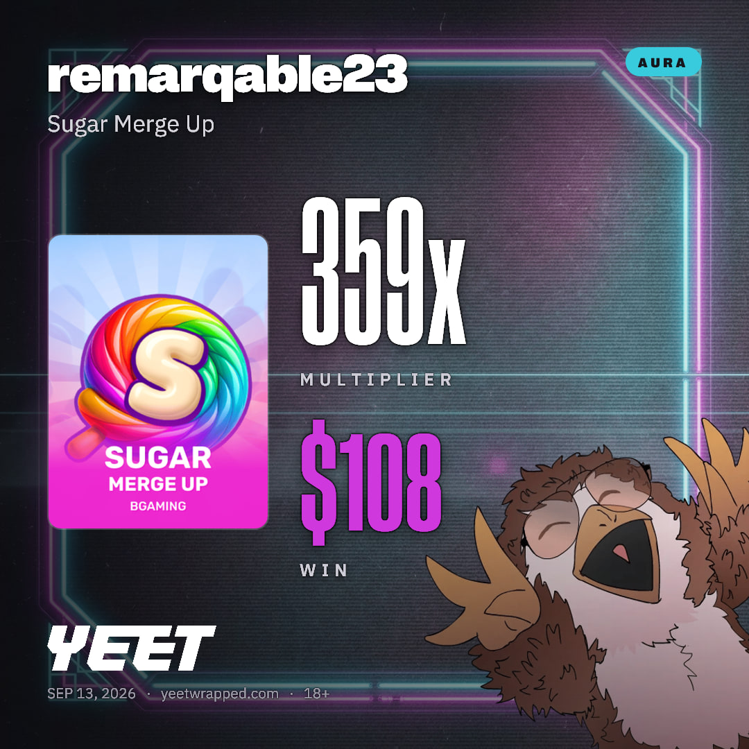 remarqable23 hit 359.2x on Sugar Merge Up