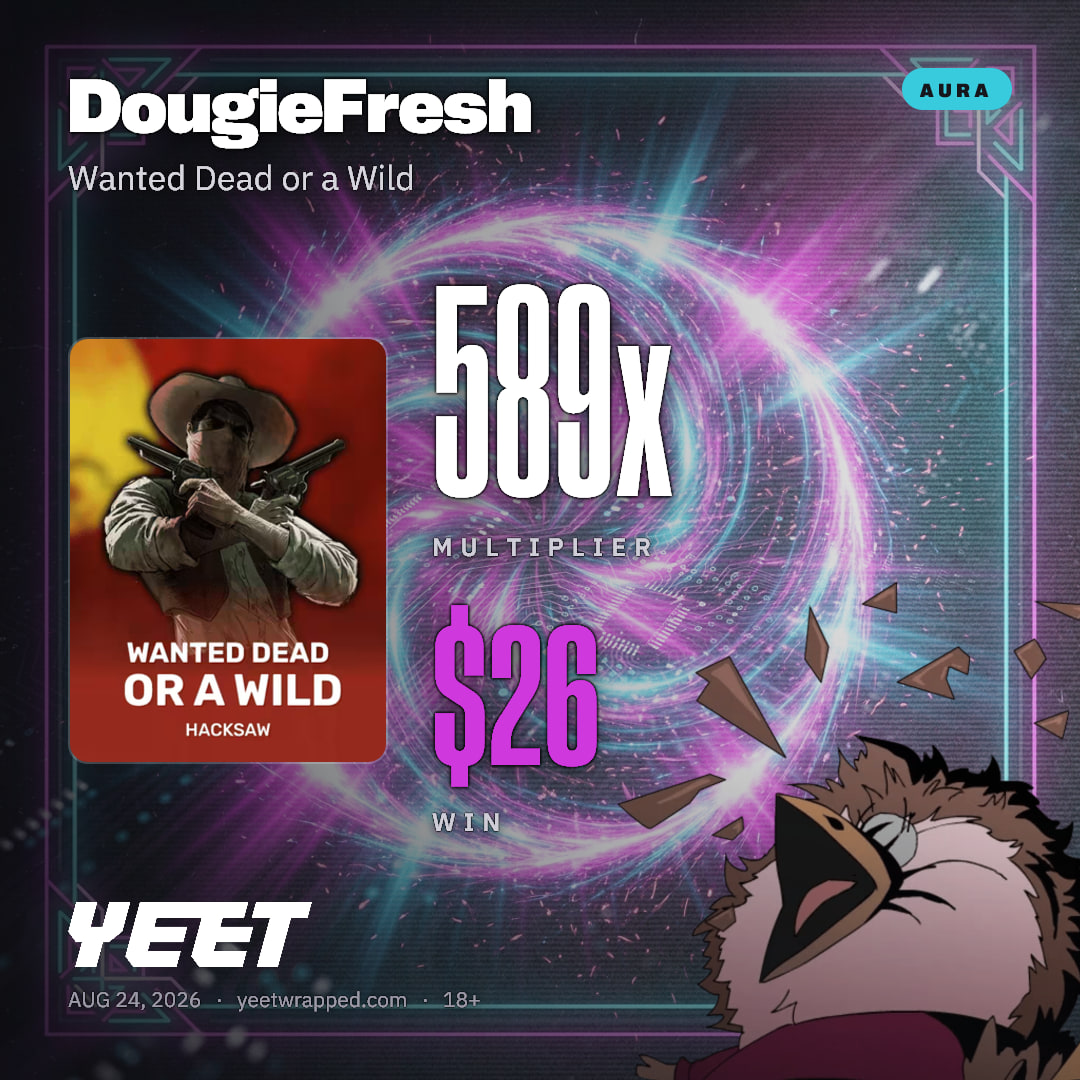 DougieFresh hit 589x on Wanted Dead or a Wild