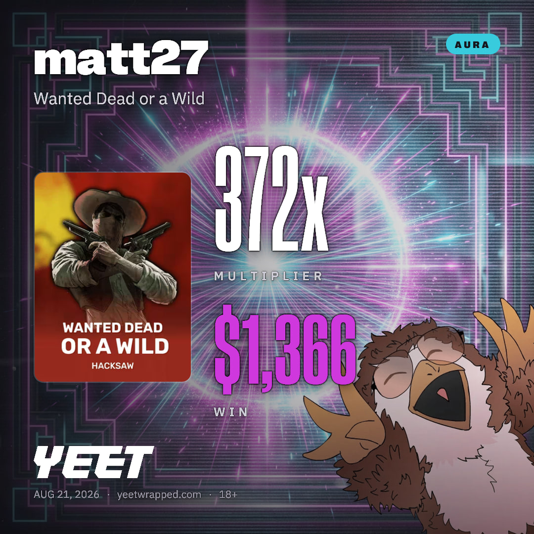 matt27 hit 371.8x on Wanted Dead or a Wild