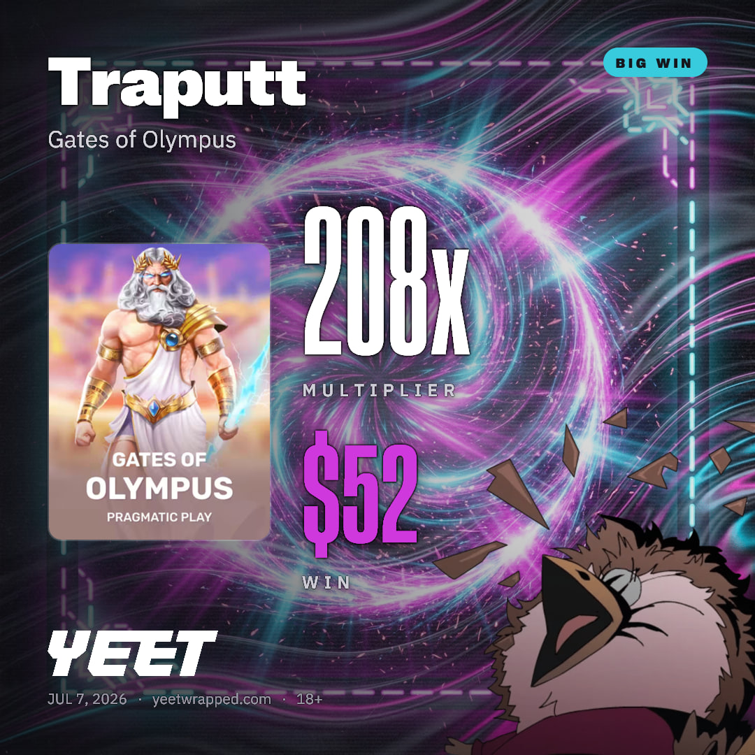 Traputt hit 208x on Gates of Olympus