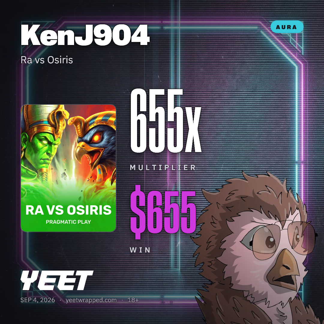 KenJ904 hit 654.5x on Ra vs Osiris