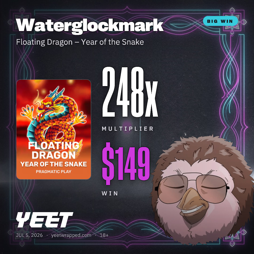 Waterglockmark hit 247.7x on Floating Dragon – Year of the Snake