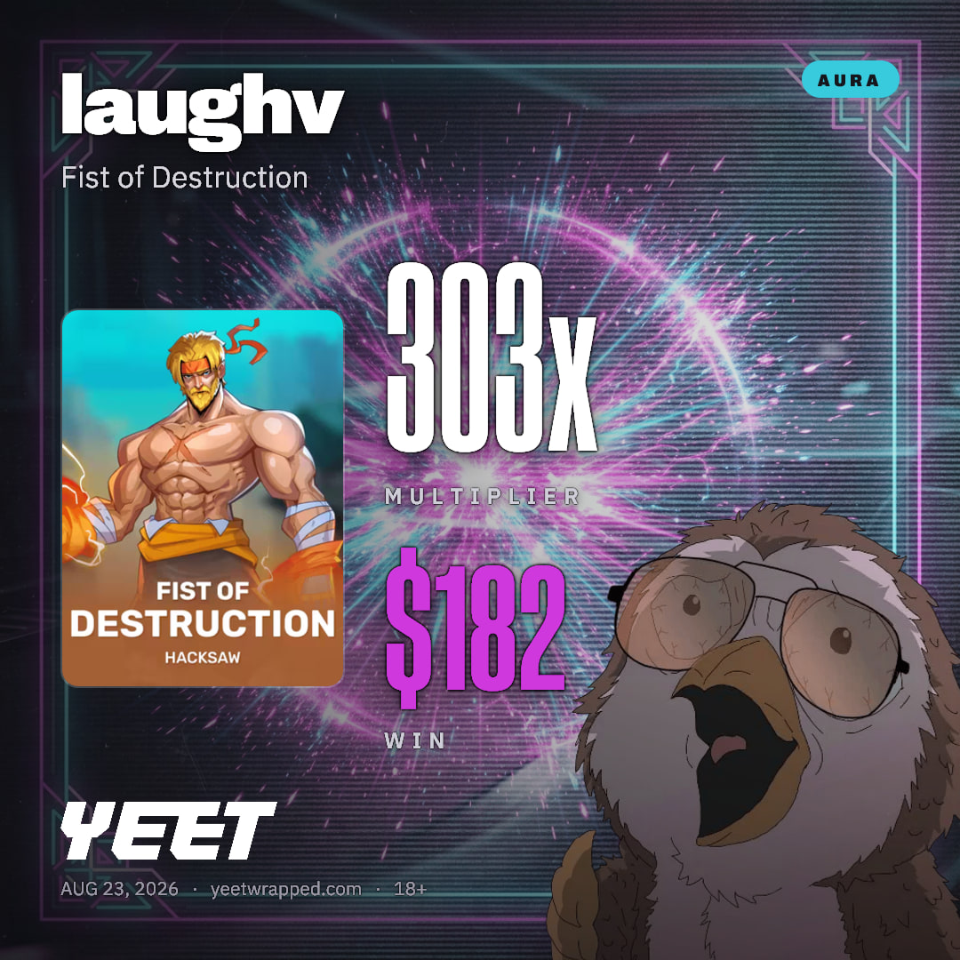 laughv hit 302.7x on Fist of Destruction
