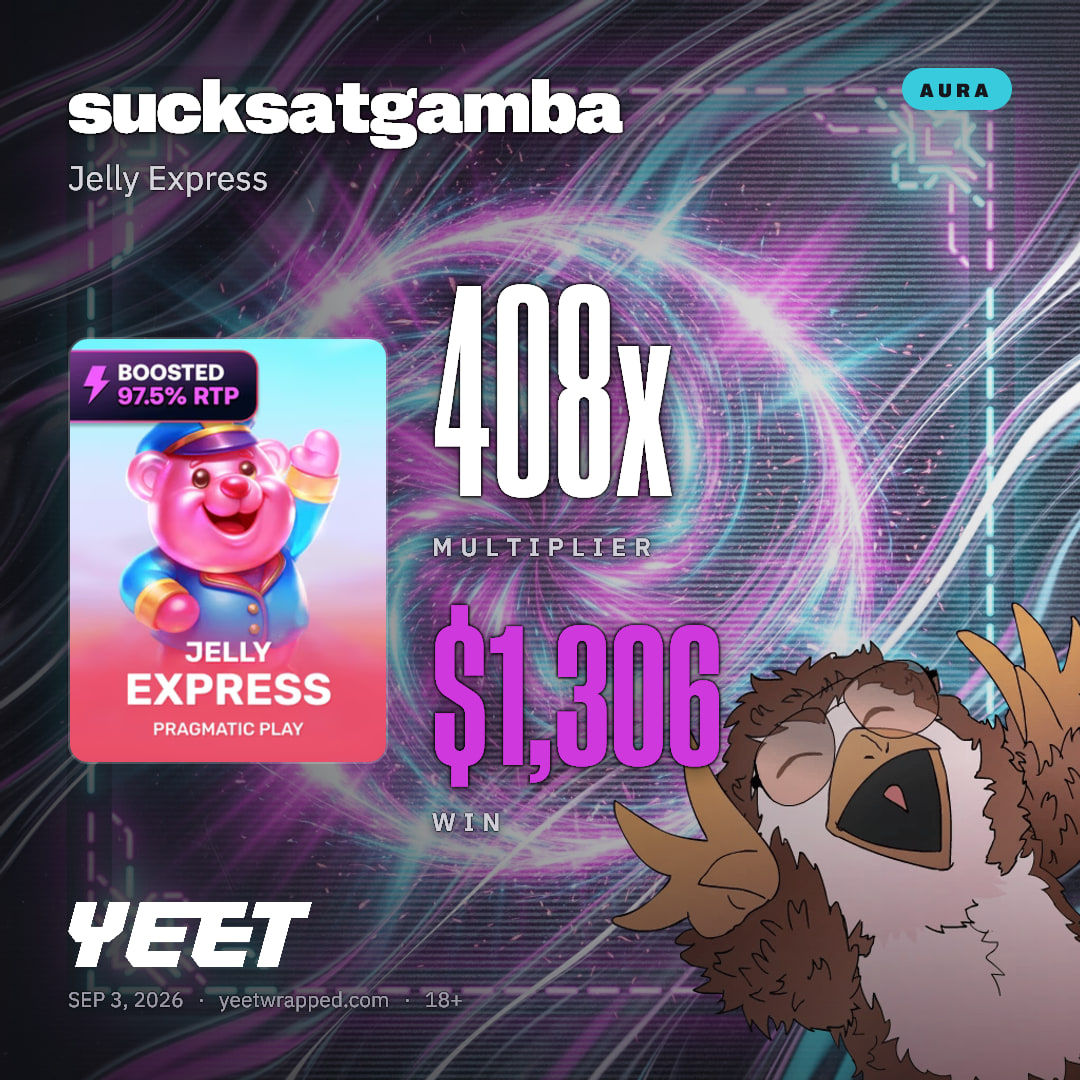 sucksatgamba hit 408x on Jelly Express