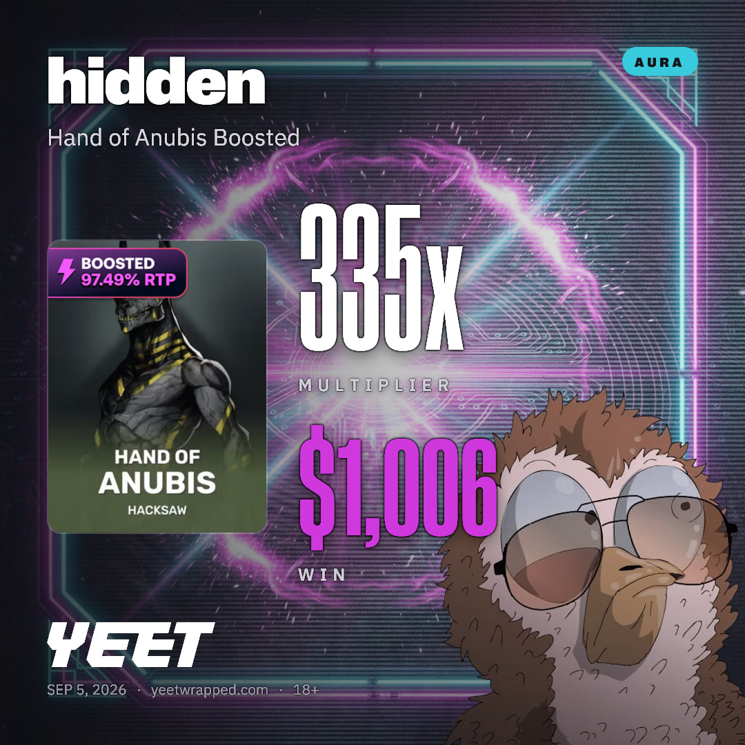 hidden hit 335.3x on Hand of Anubis Boosted