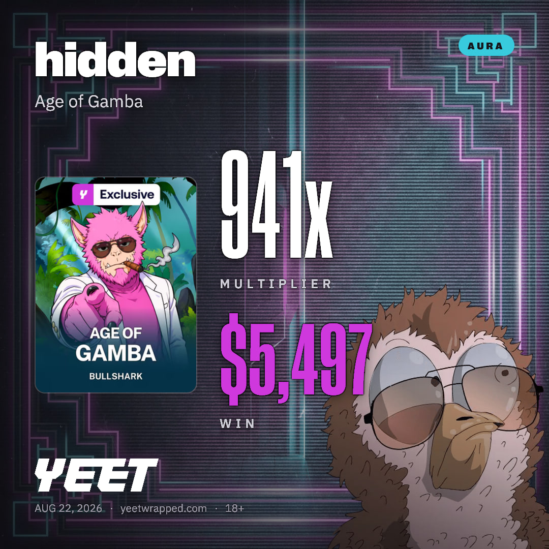 hidden hit 940.6x on Age of Gamba