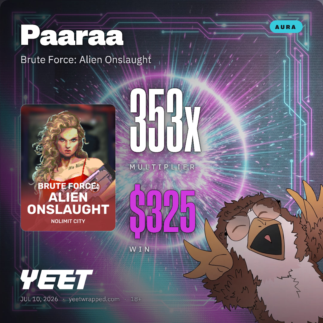Paaraa hit 353.3x on Brute Force: Alien Onslaught
