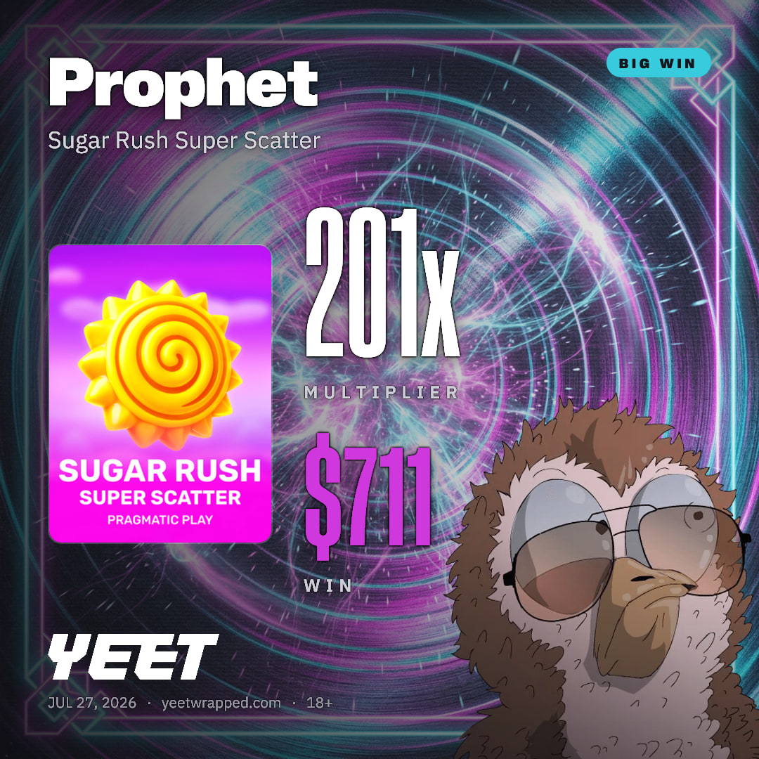 Prophet hit 200.6x on Sugar Rush Super Scatter