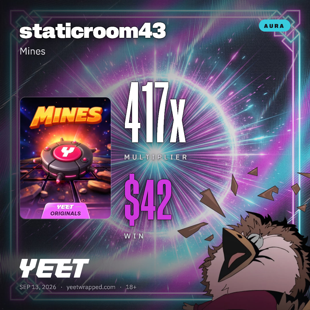 staticroom43 hit 417.4x on Mines