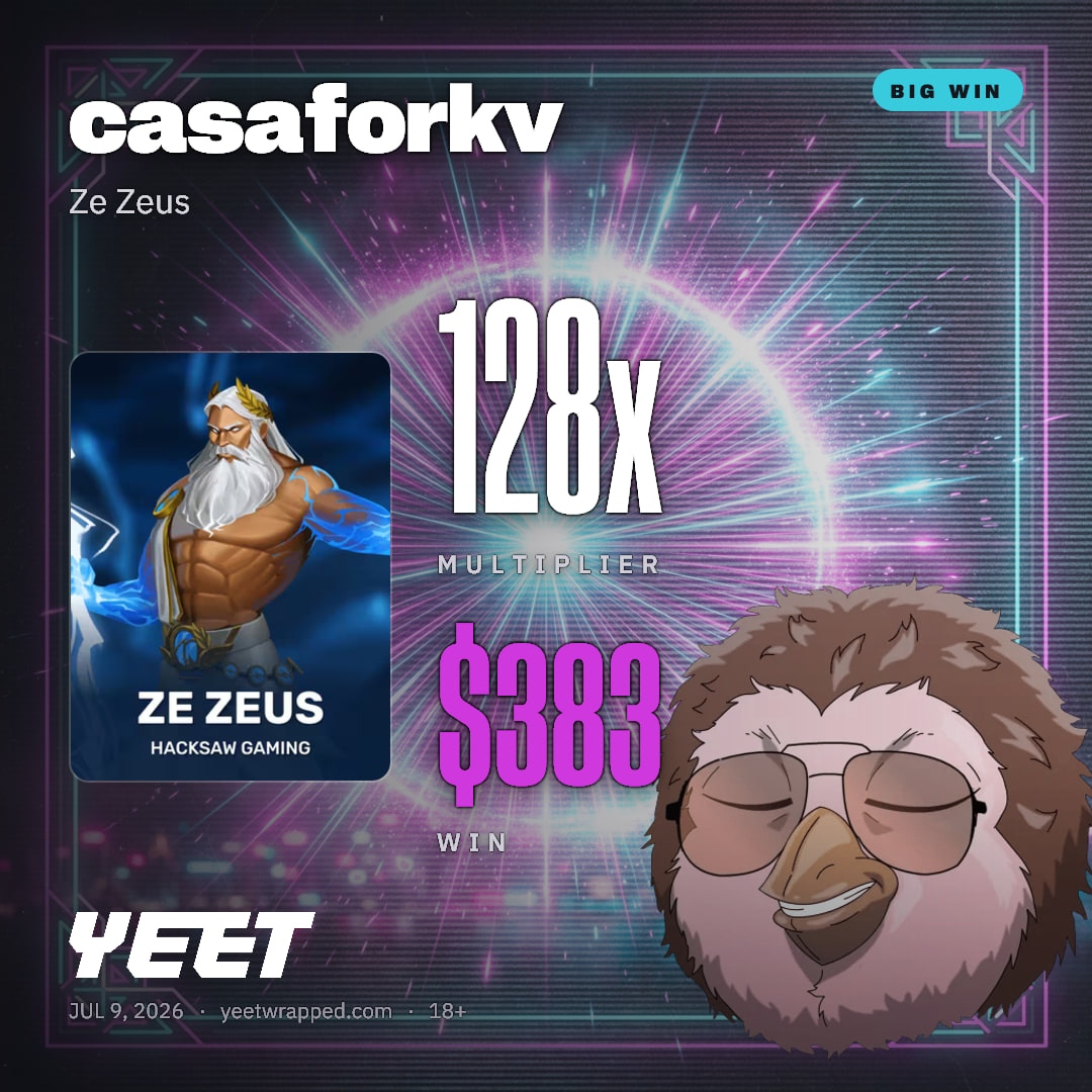casaforkv hit 127.6x on Ze Zeus