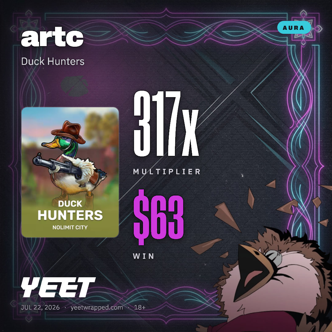 artc hit 316.9x on Duck Hunters