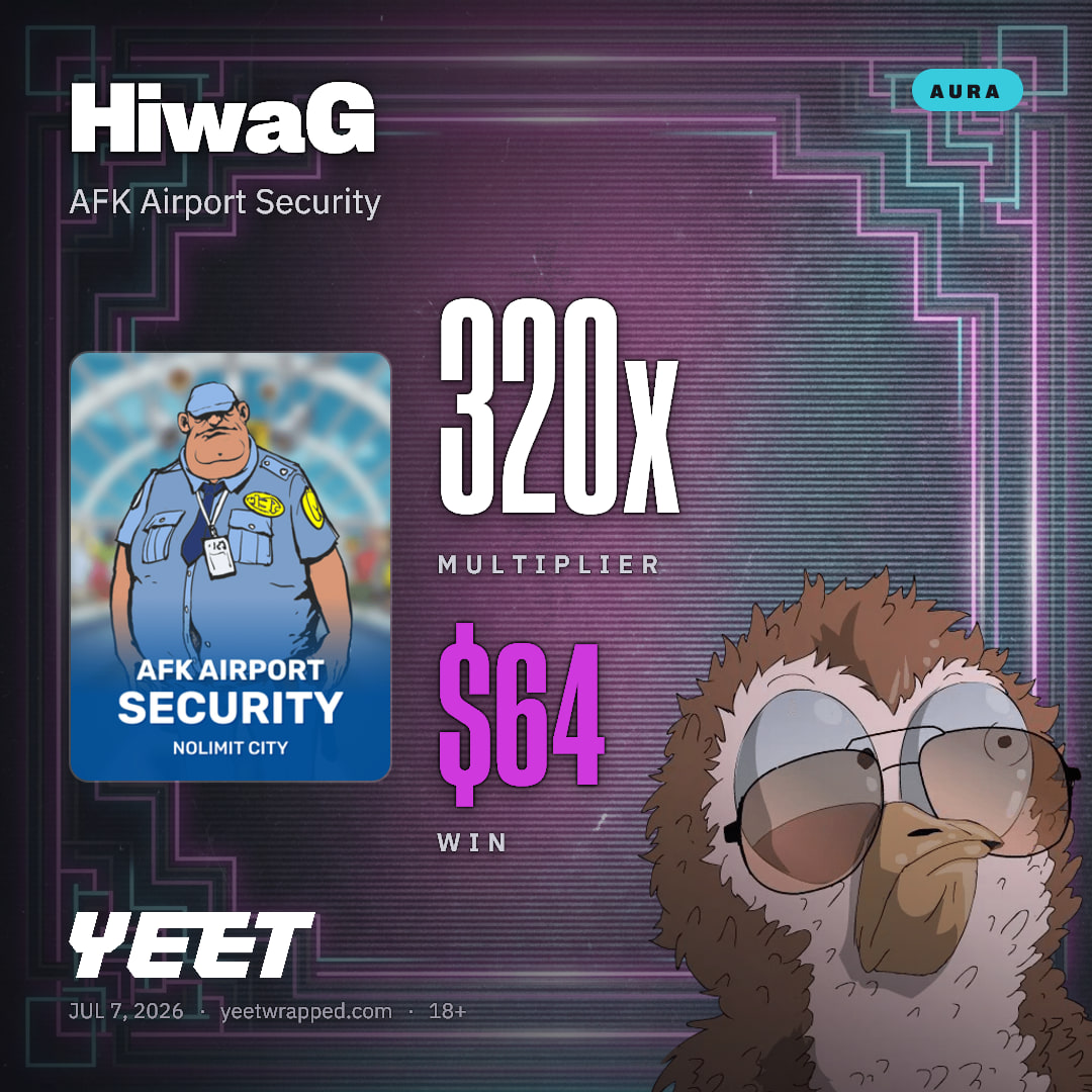 HiwaG hit 320x on AFK Airport Security