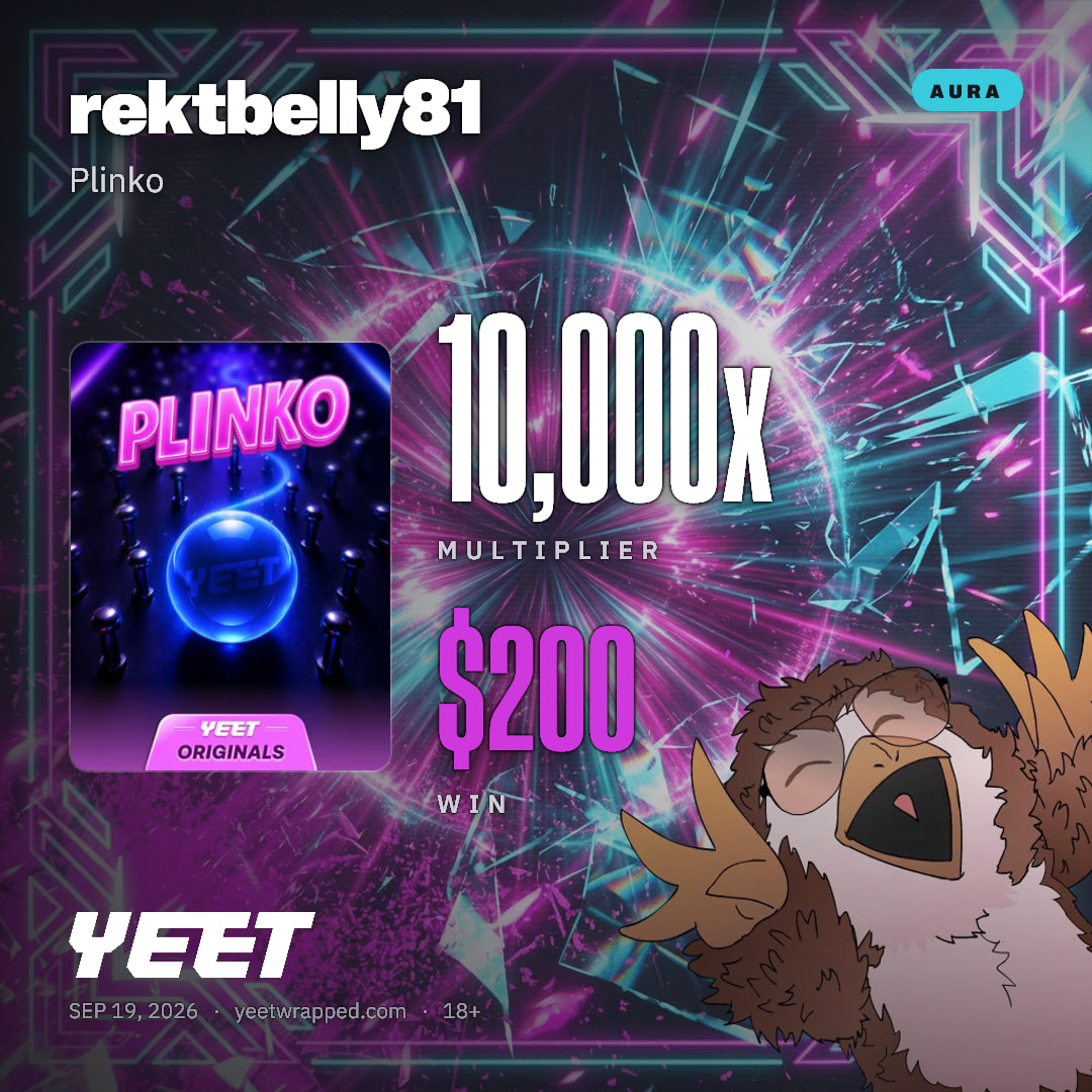 rektbelly81 hit 10,000x on Plinko