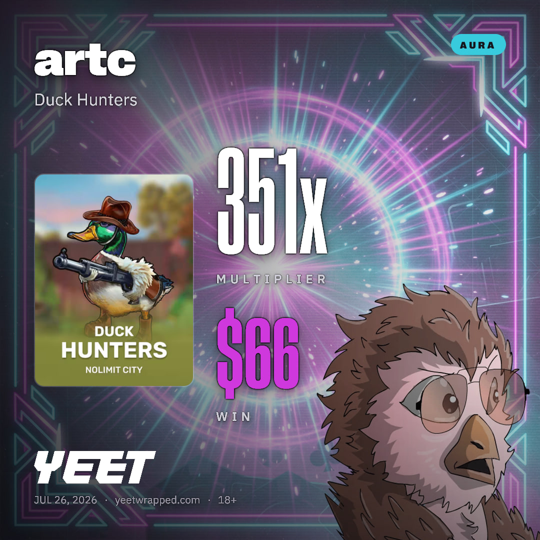 artc hit 351.2x on Duck Hunters
