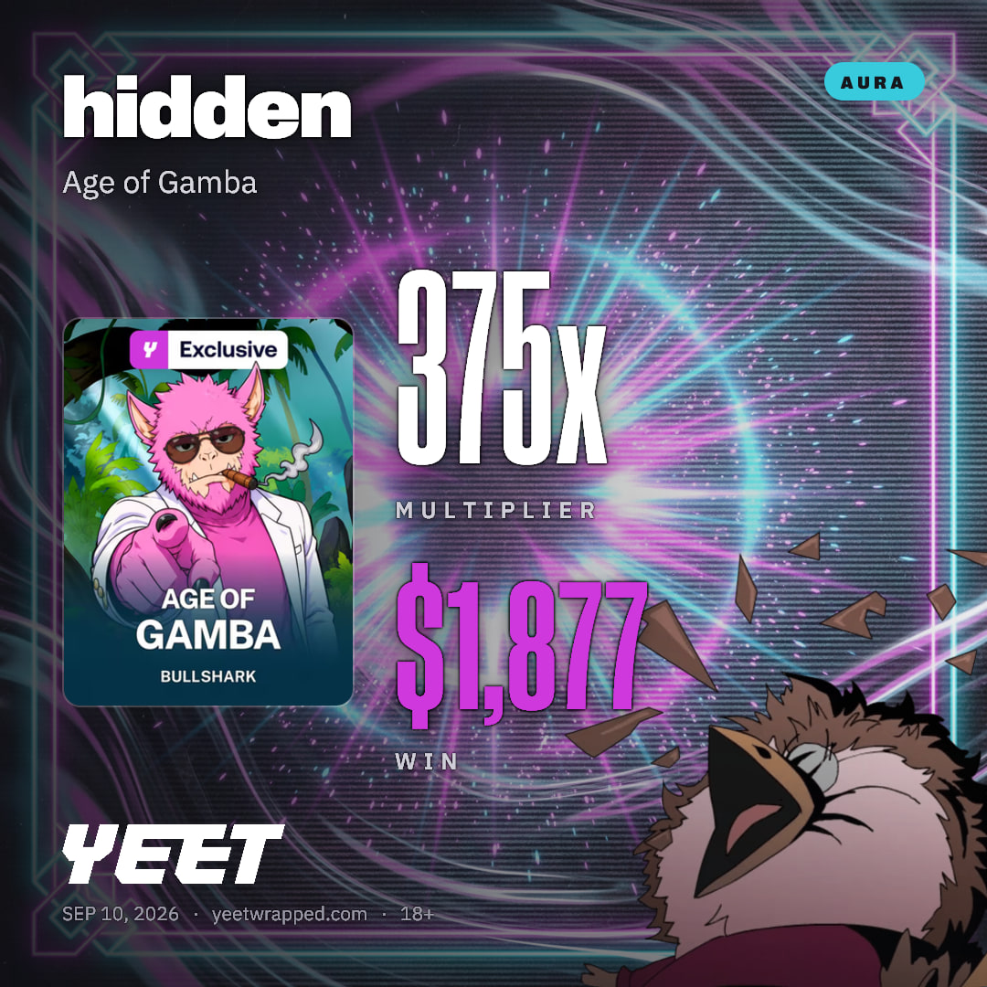 hidden hit 375.3x on Age of Gamba