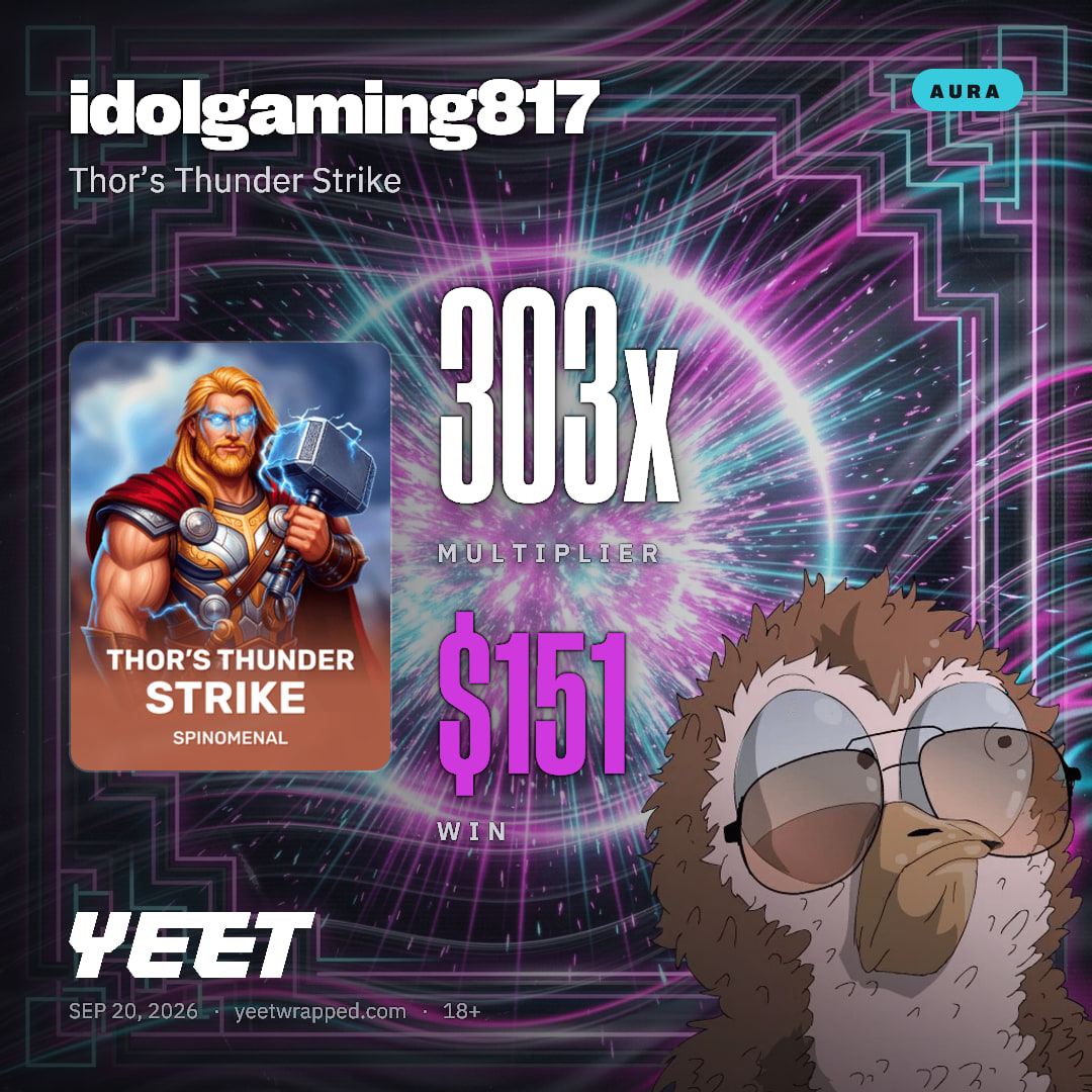 idolgaming817 hit 302.5x on Thor’s Thunder Strike