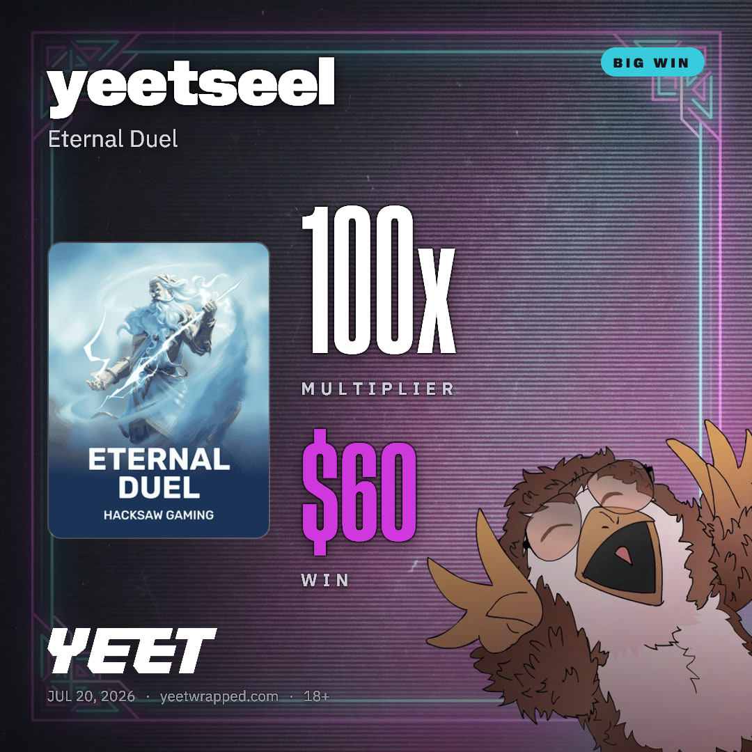 yeetseel hit 100.4x on Eternal Duel
