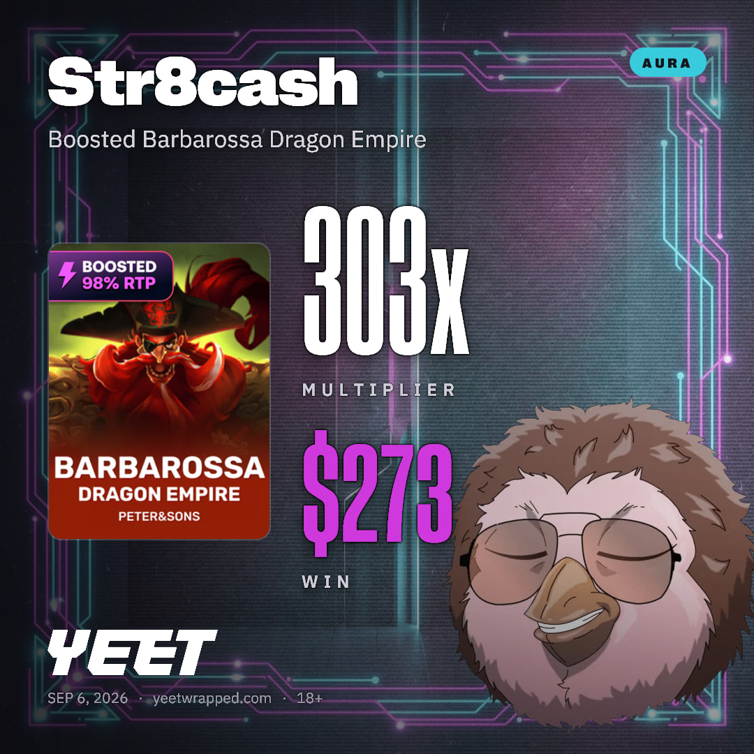 Str8cash hit 303.2x on Boosted Barbarossa Dragon Empire