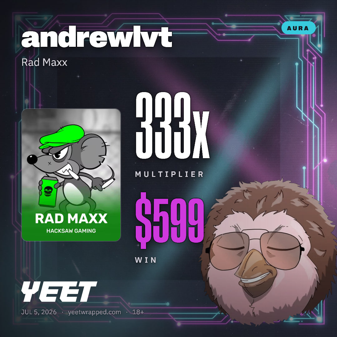 andrewlvt hit 333x on Rad Maxx