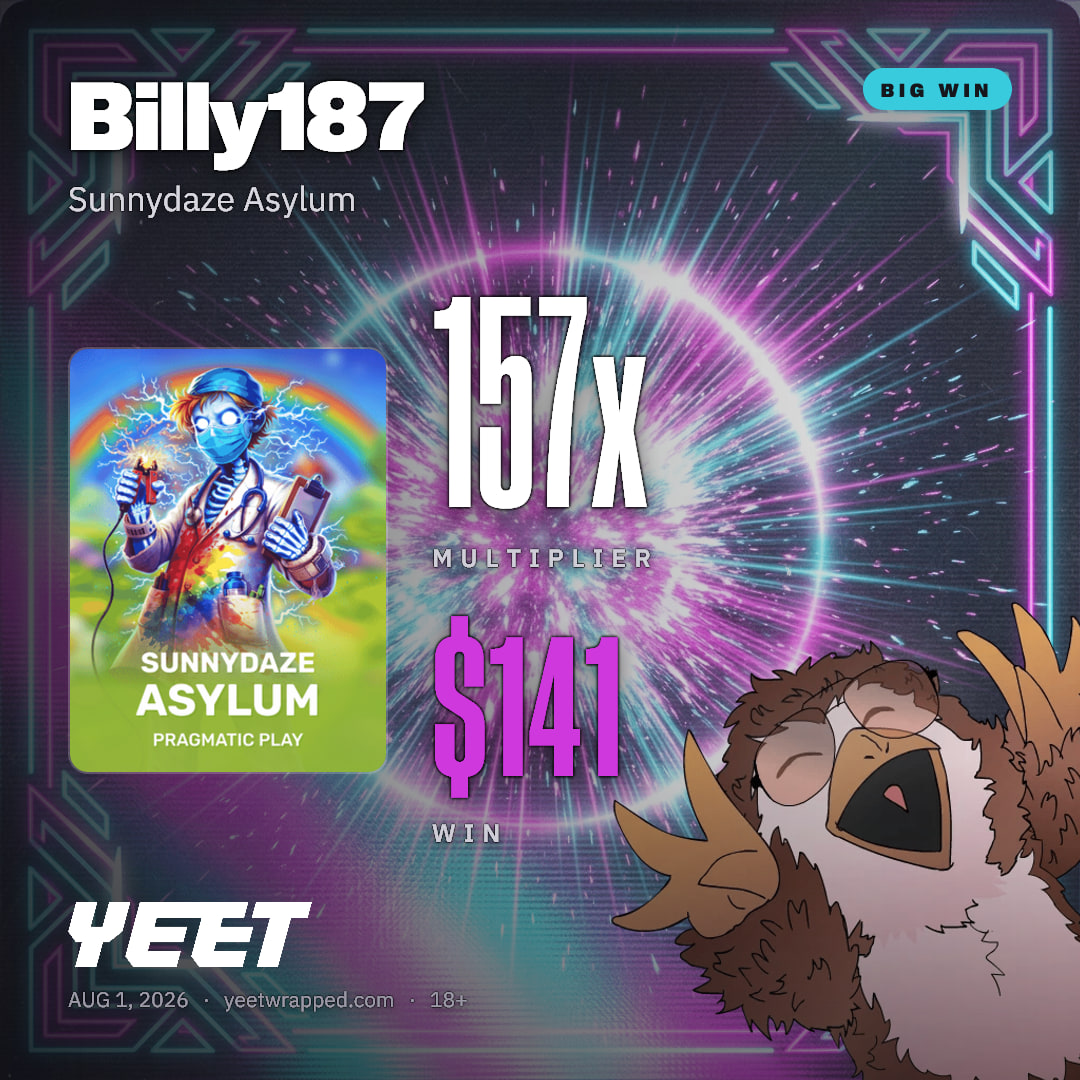 Billy187 hit 157.2x on Sunnydaze Asylum