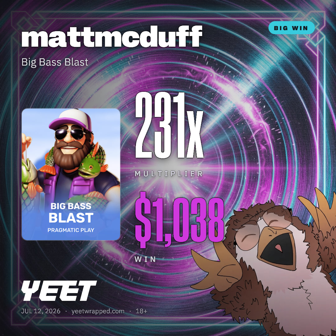 mattmcduff hit 230.7x on Big Bass Blast