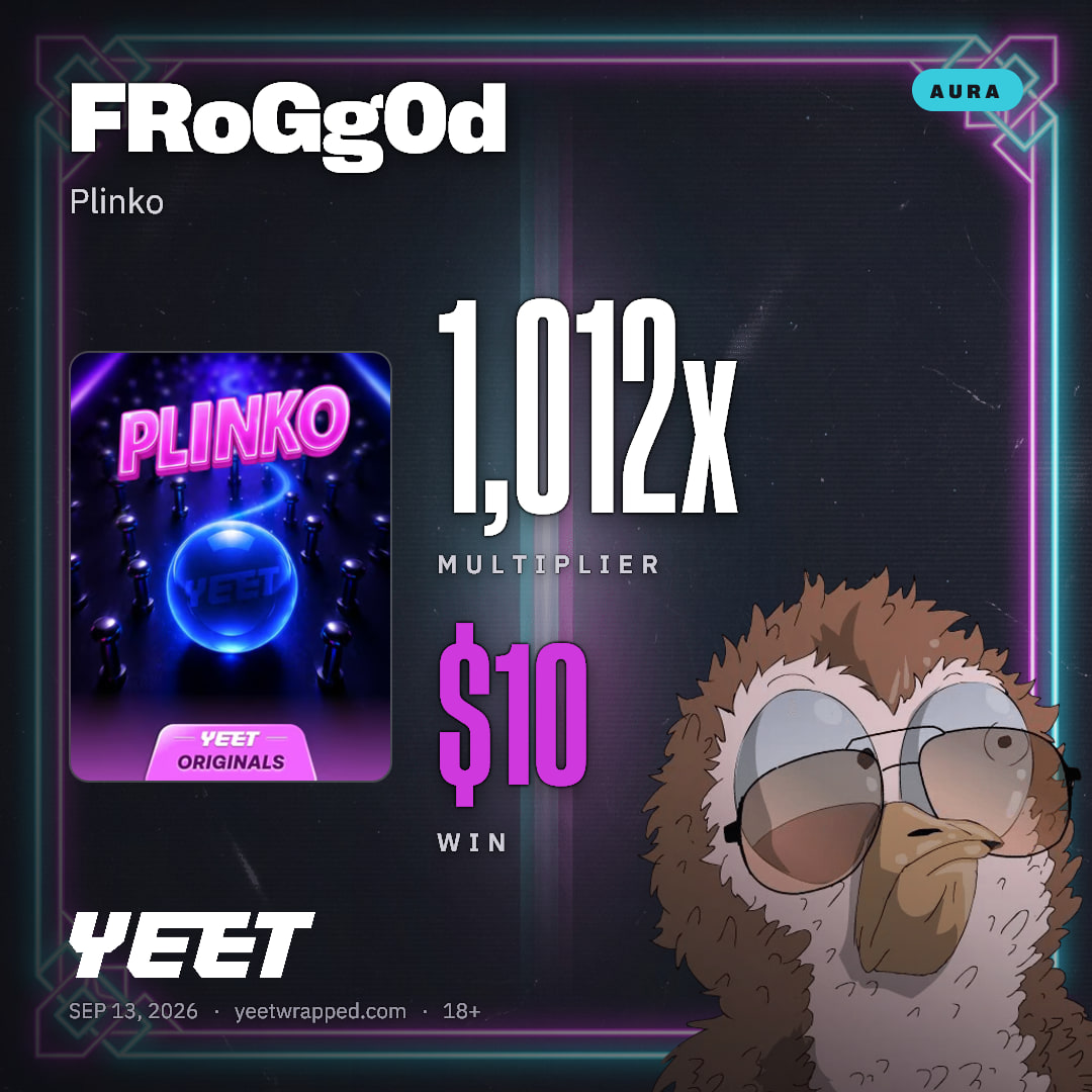 FRoGg0d hit 1,012x on Plinko