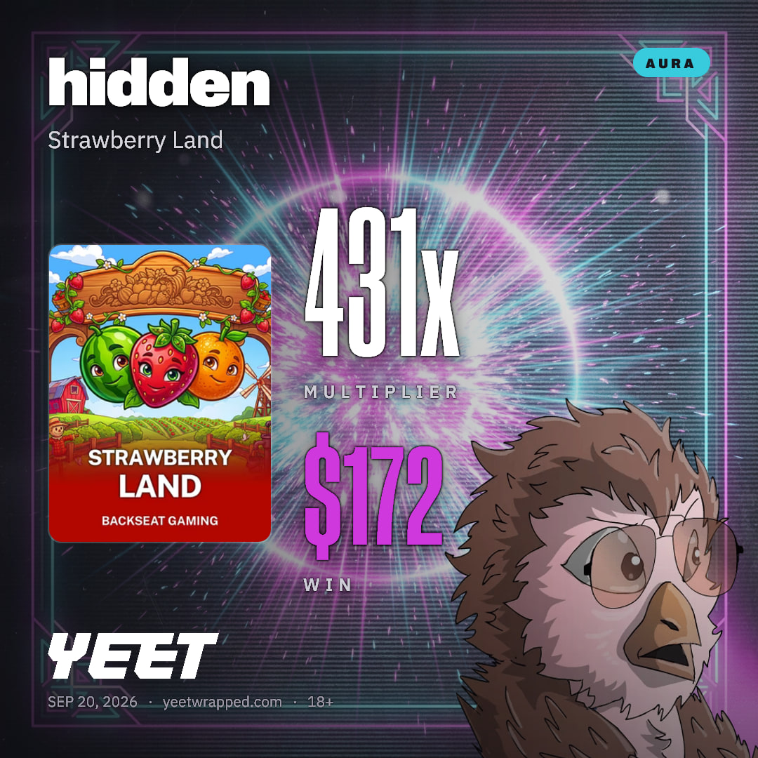 hidden hit 431.1x on Strawberry Land