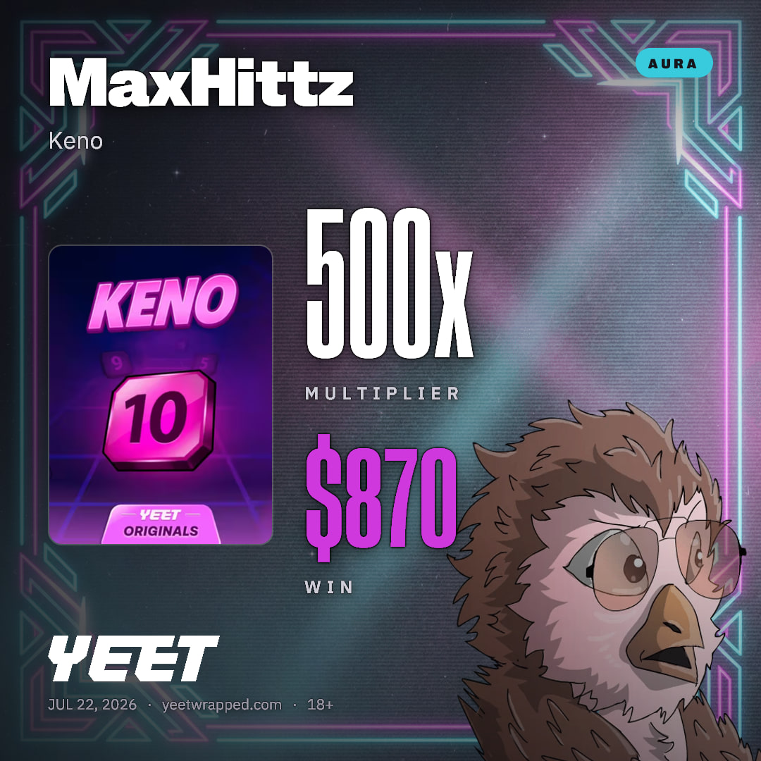 MaxHittz hit 500x on Keno