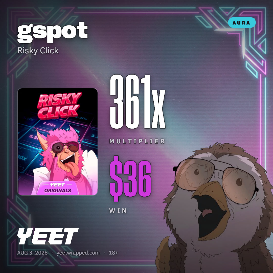 gspot hit 361.2x on Risky Click