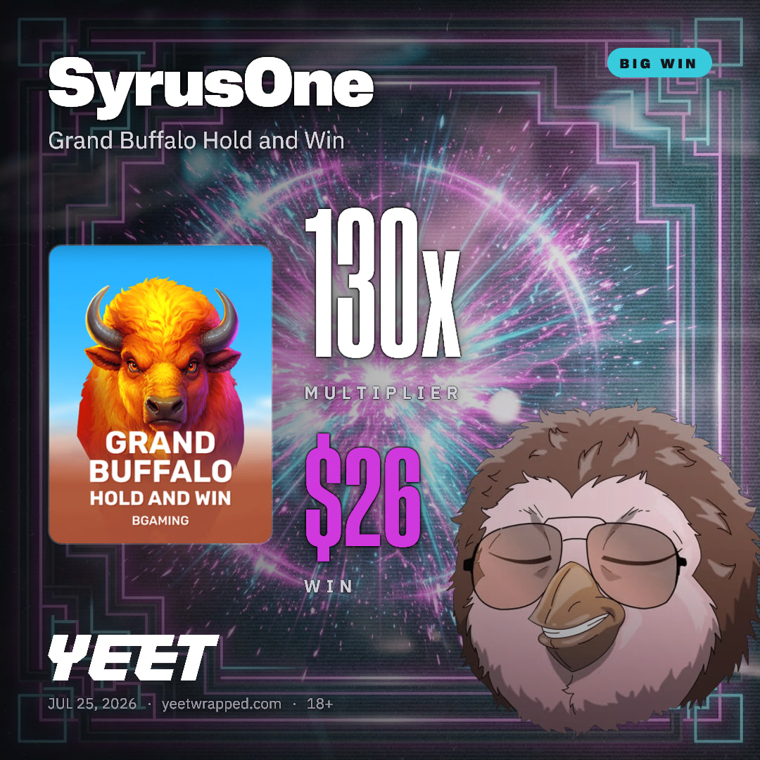 SyrusOne hit 129.6x on Grand Buffalo Hold and Win