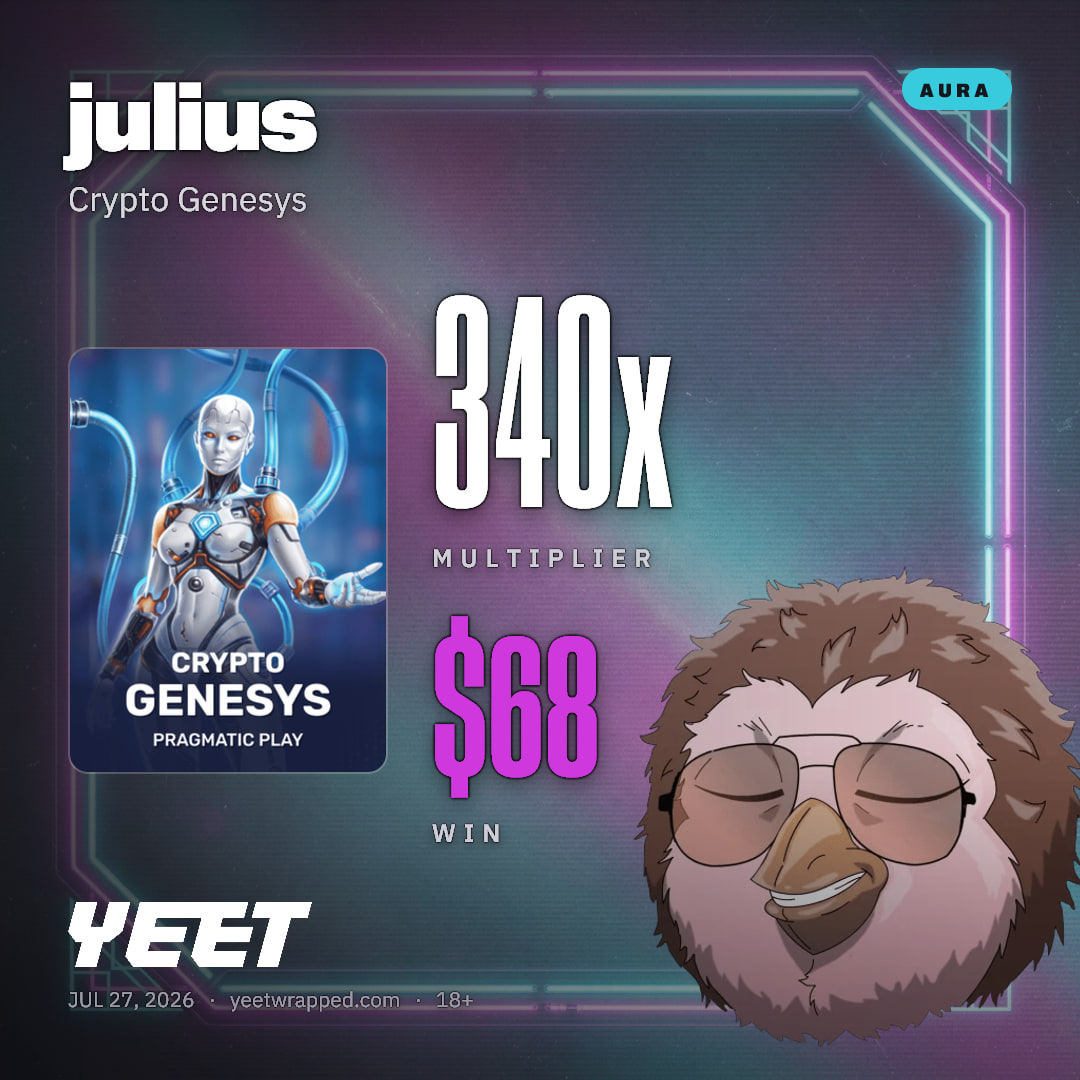 julius hit 340x on Crypto Genesys