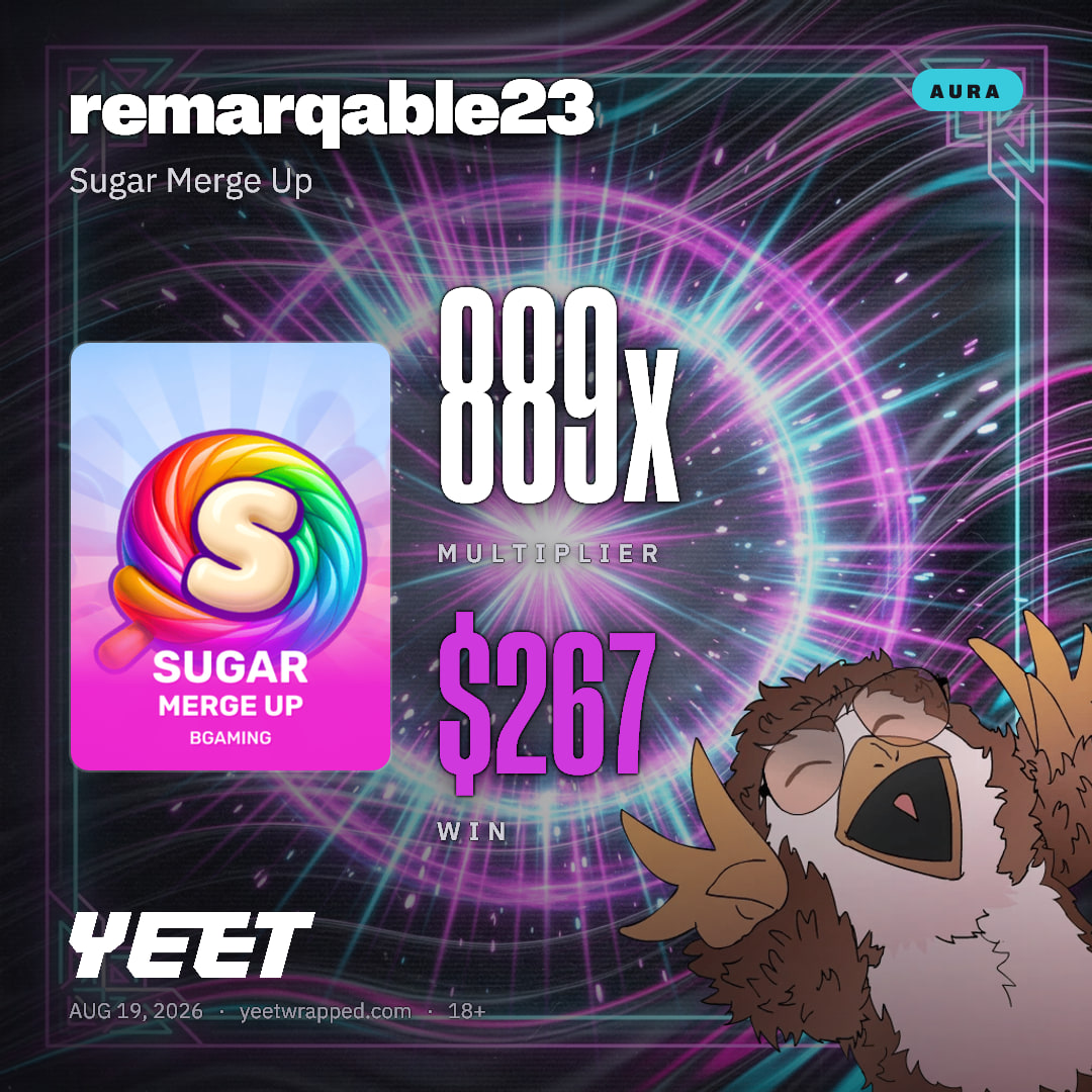 remarqable23 hit 889.5x on Sugar Merge Up