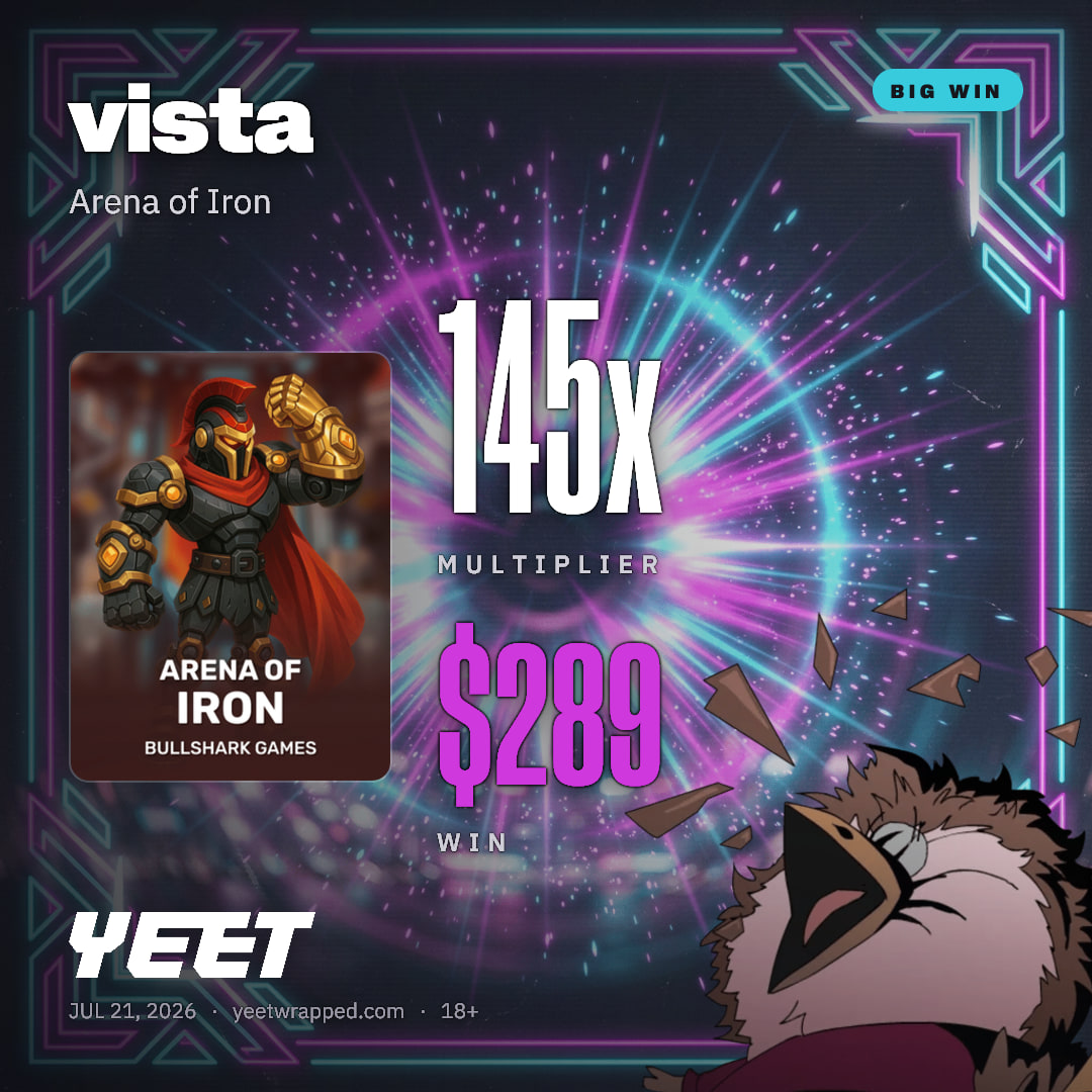 vista hit 144.7x on Arena of Iron