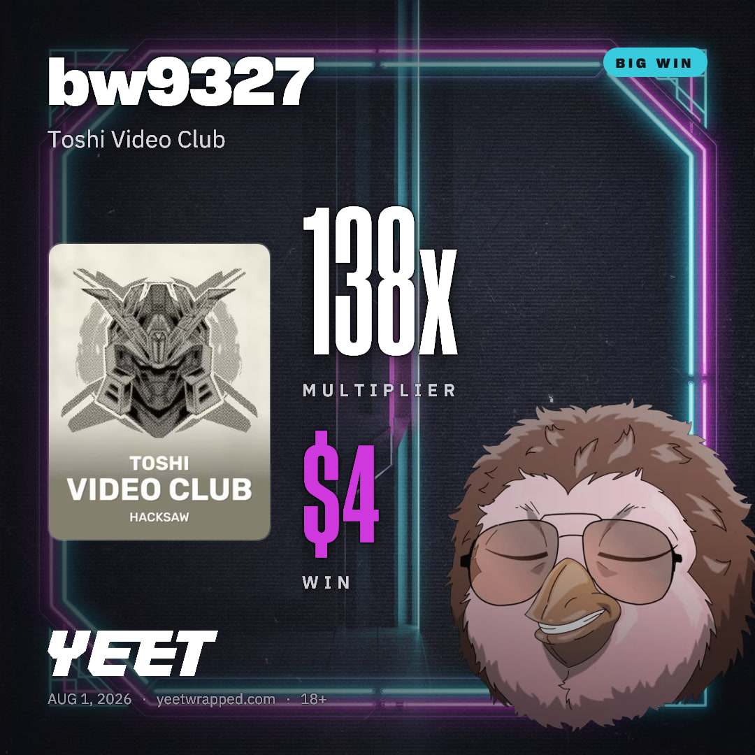 bw9327 hit 137.6x on Toshi Video Club